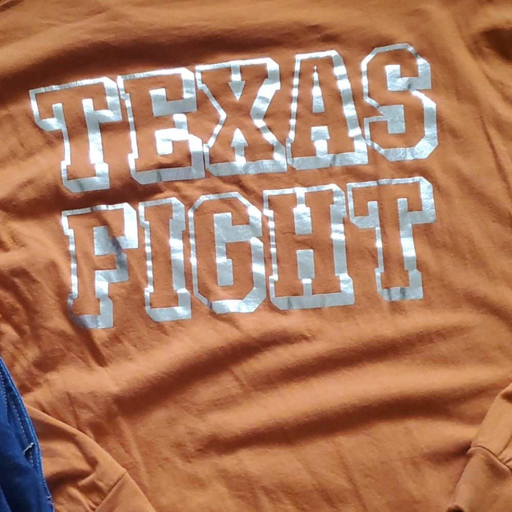VS Pink Texas Fight L/S tee - Picture 2 of 5